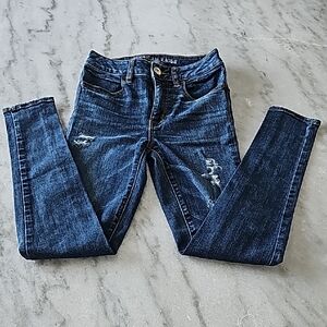 American Eagle Outfitters Women's Blue Skinny Jeans